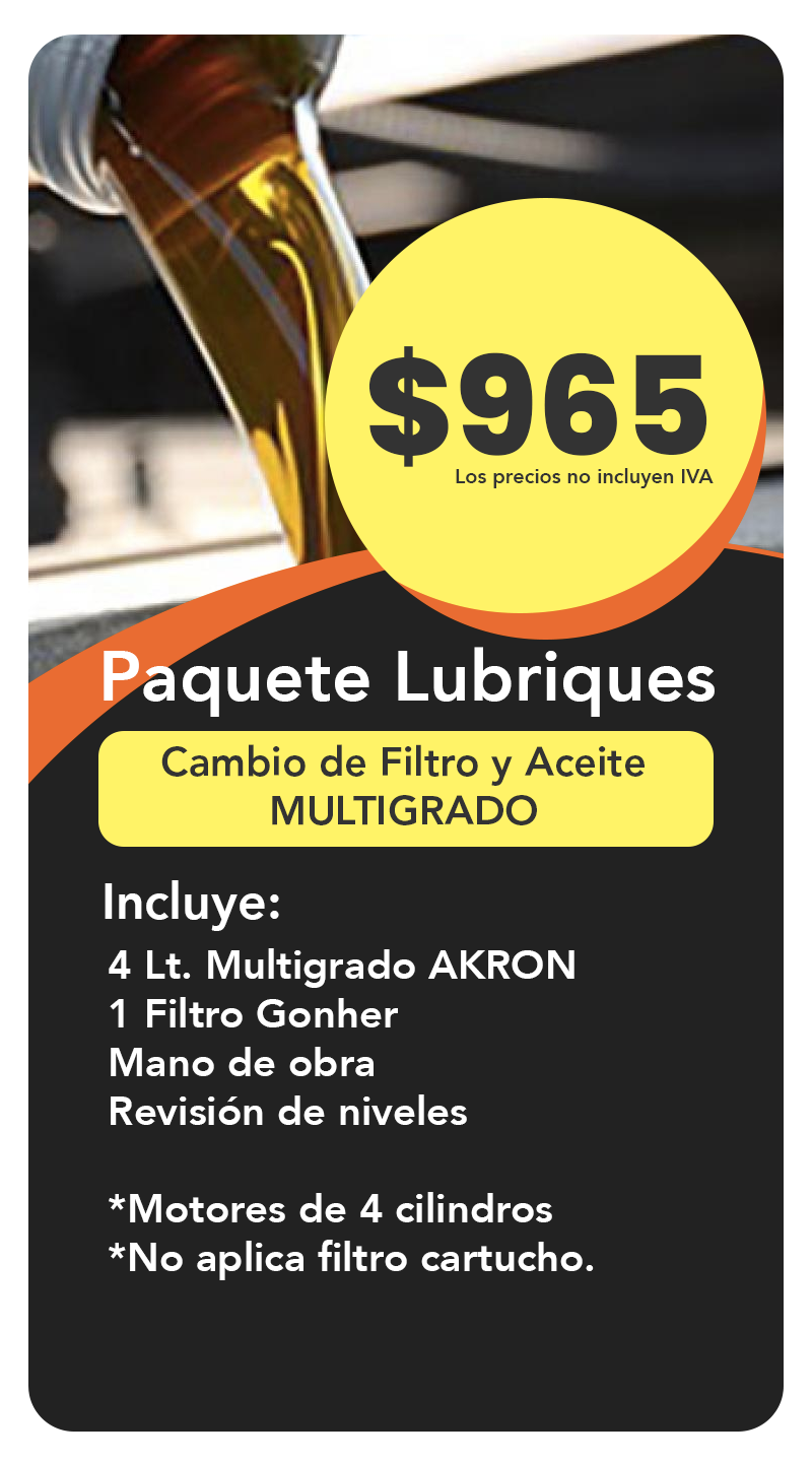 Cuánto cuesta un cambio de aceite? Precios en talleres mecánicos ※